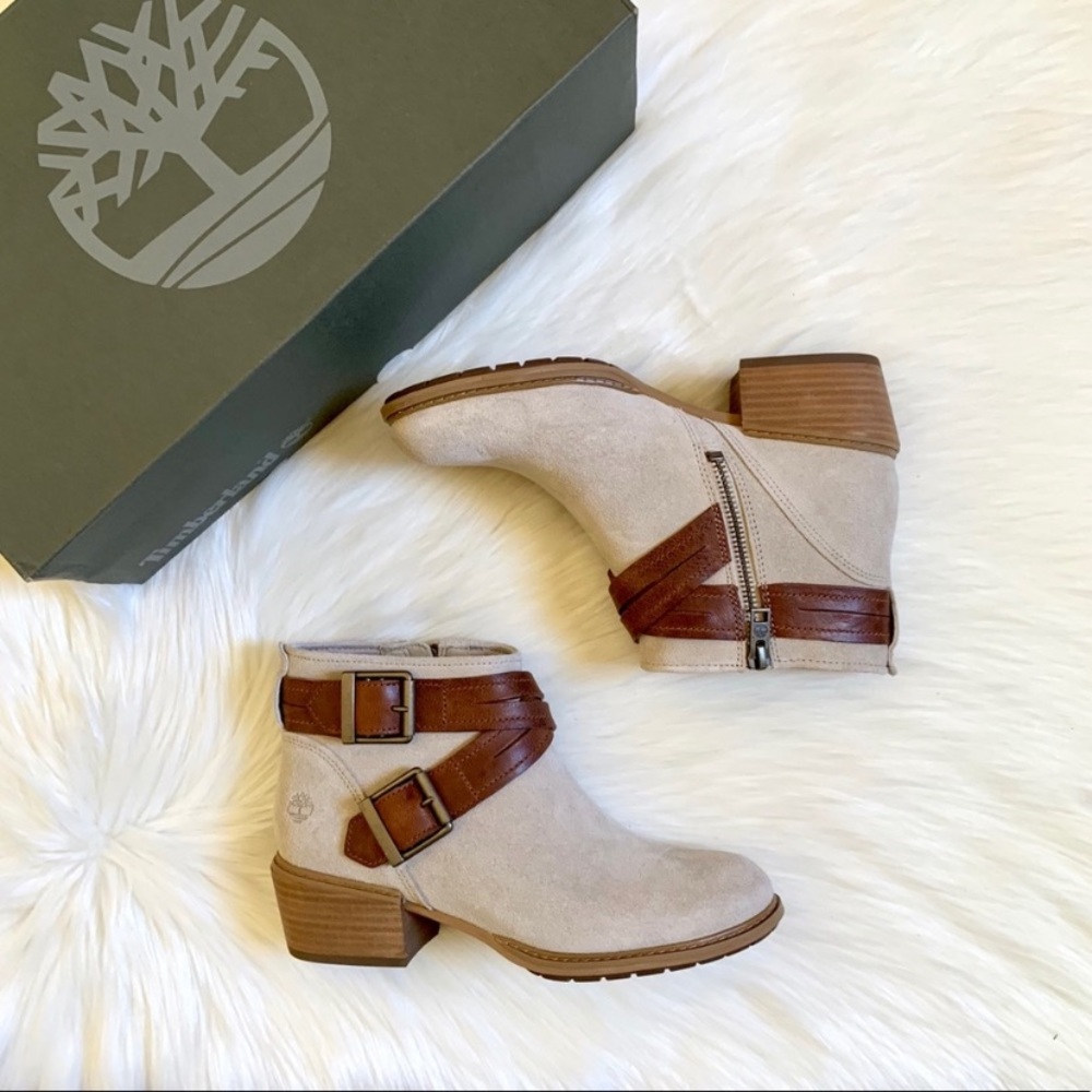 Timberland Sutherlin Bay Cross Strap Ankle Boots - Picture 3 of 8